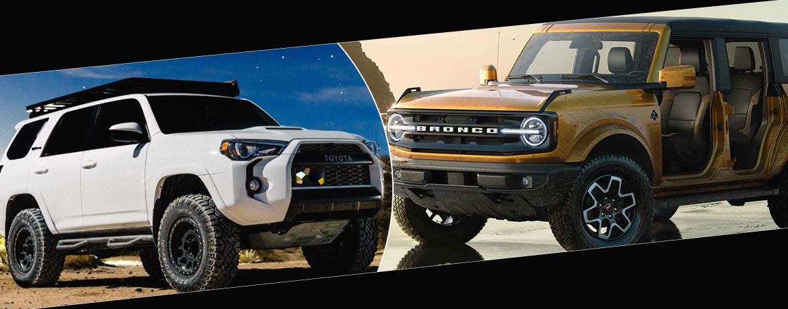 2022 Toyota 4Runner vs 2022 Ford Bronco | Hilltop Toyota