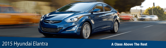 Blue 2015 Hyundai Elantra